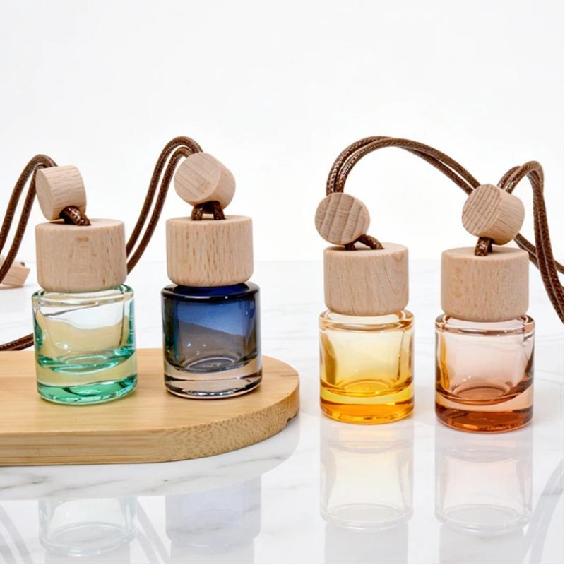 Perfume Fragrance Oil - Mini diffuseur d'huiles essentielles rond, flacon