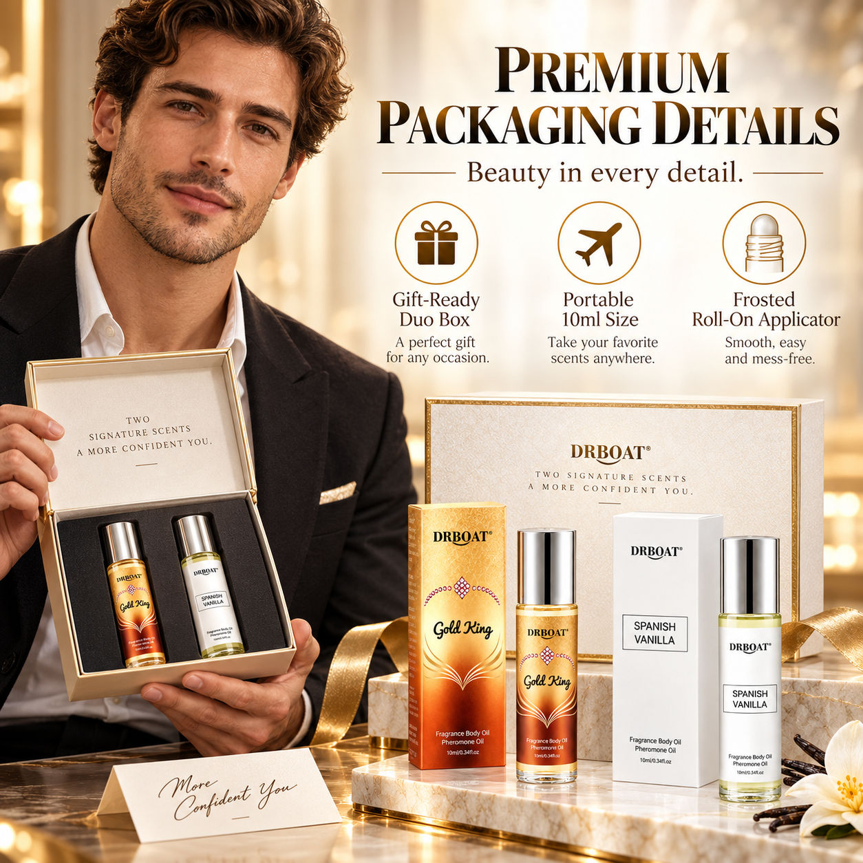 Kit de parfum en roll-on Duo p - Perfume Fragrance Oil avis et prix